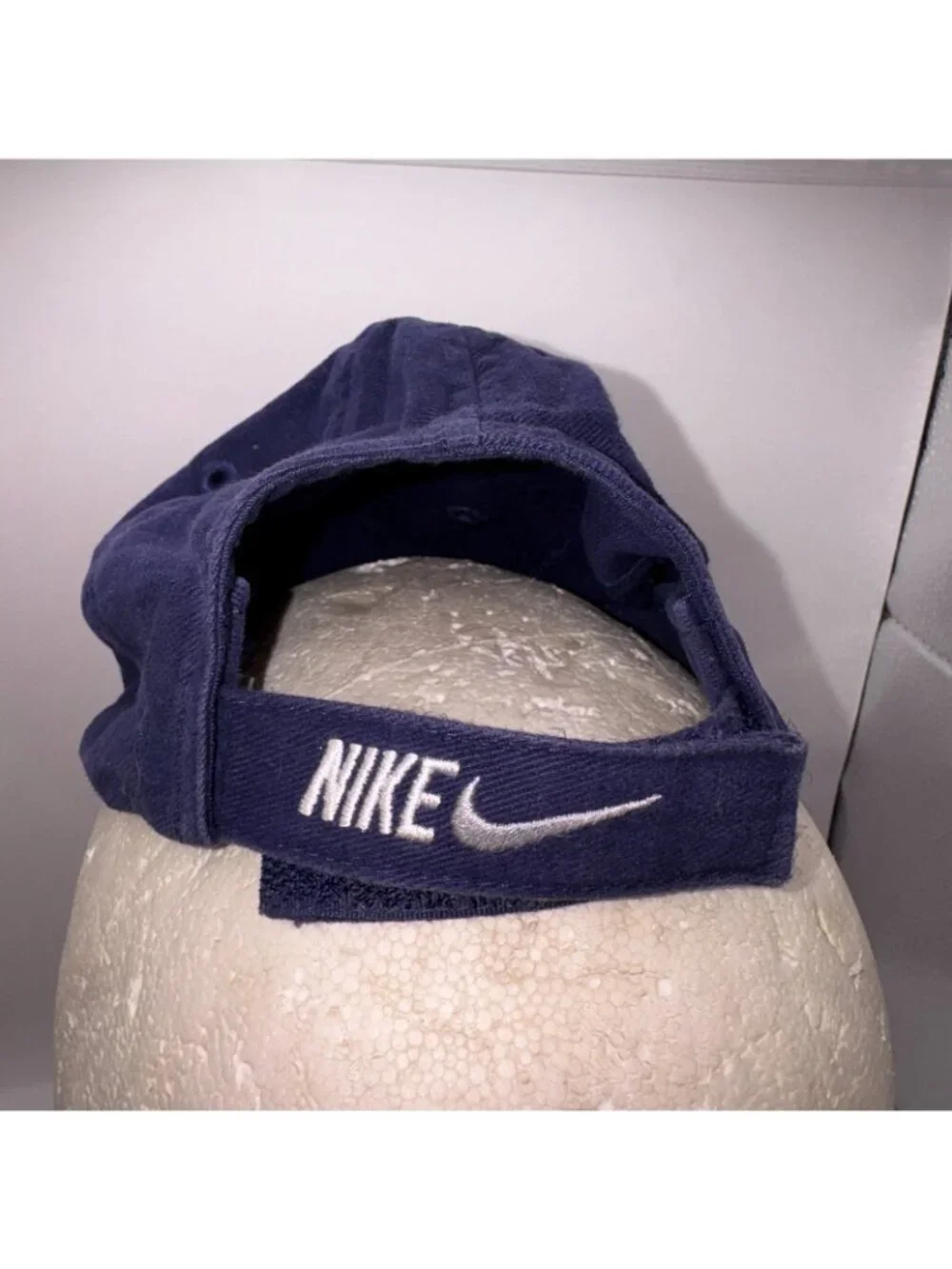 Nike Youth Baseball Cap Hat, Blue/Navy, Swoosh Logo, Size Toddler Kid Strapback